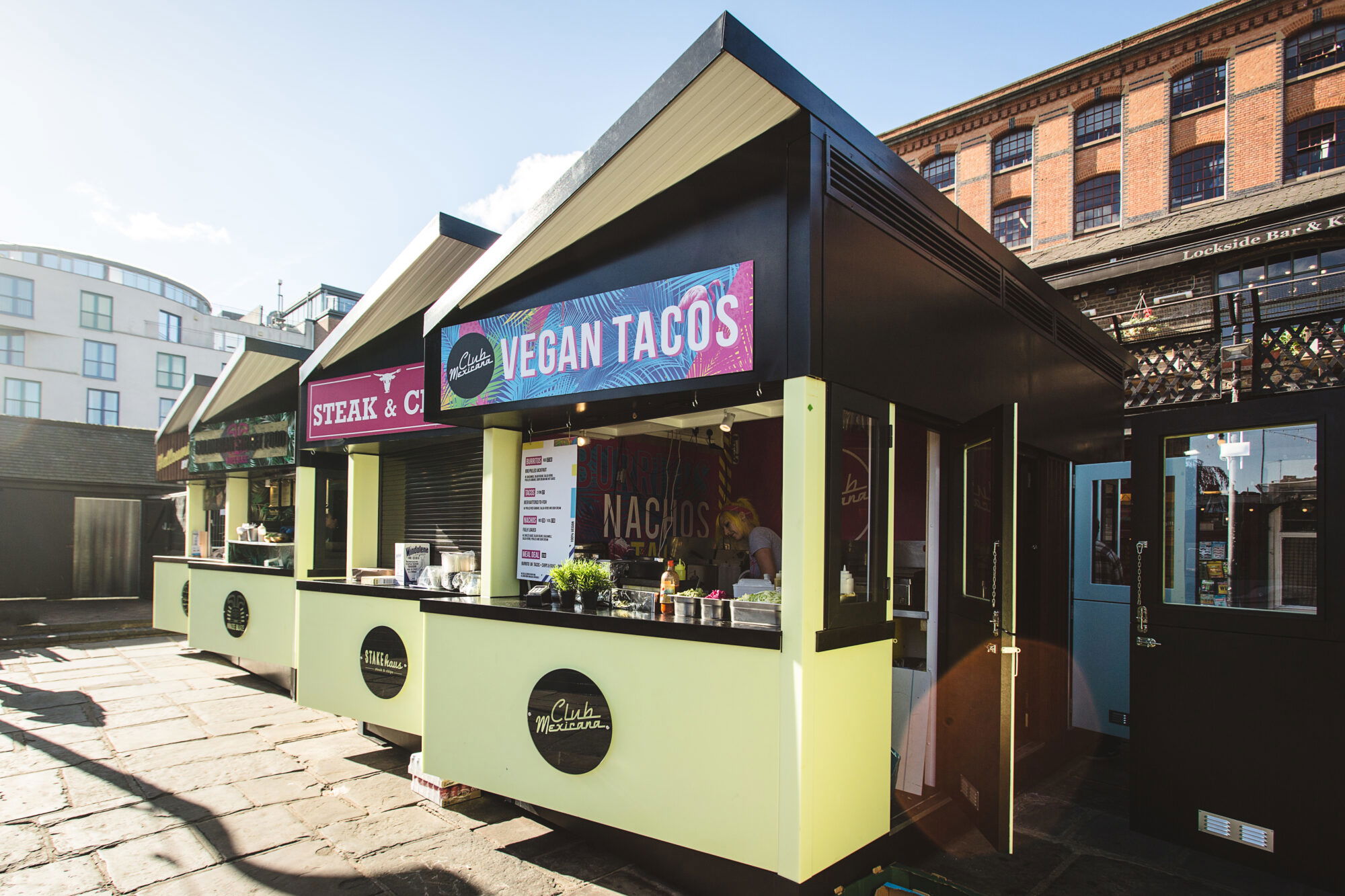 Kerb Camden Market Food trader structures - semi permanent