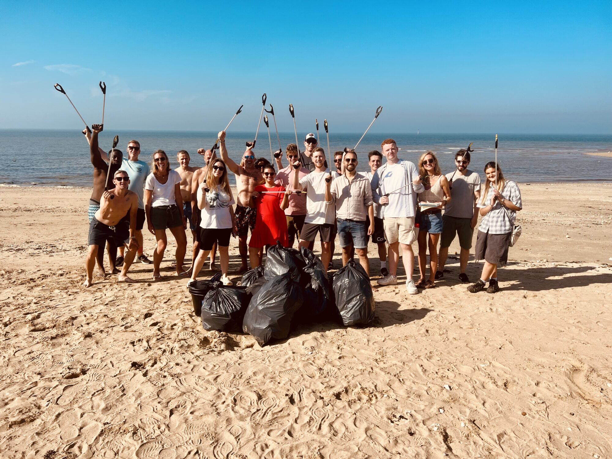 The Great British Beach Clean - The Halo Group, Margate 2023