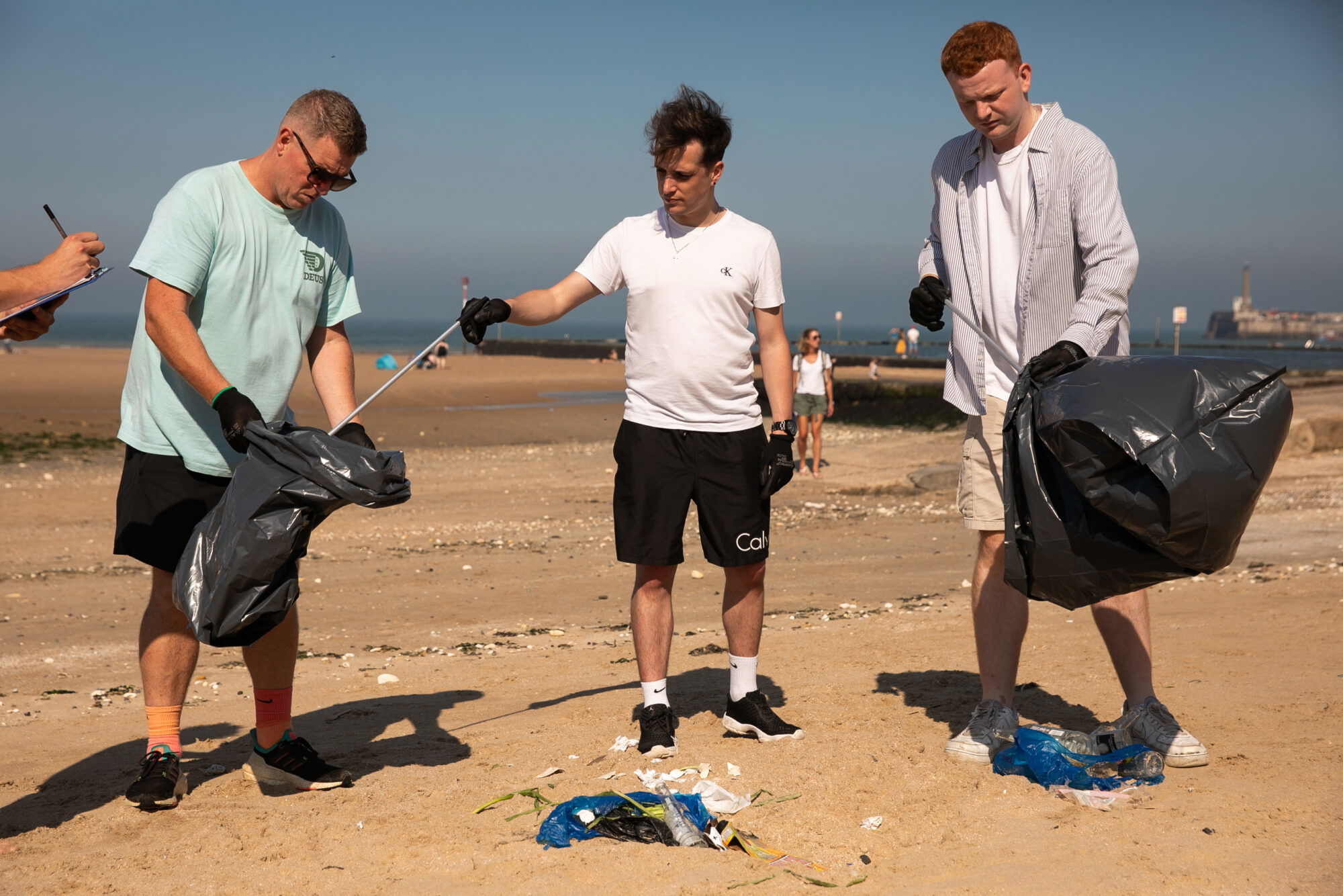 The Great British Beach Clean - The Halo Group, Margate 2023