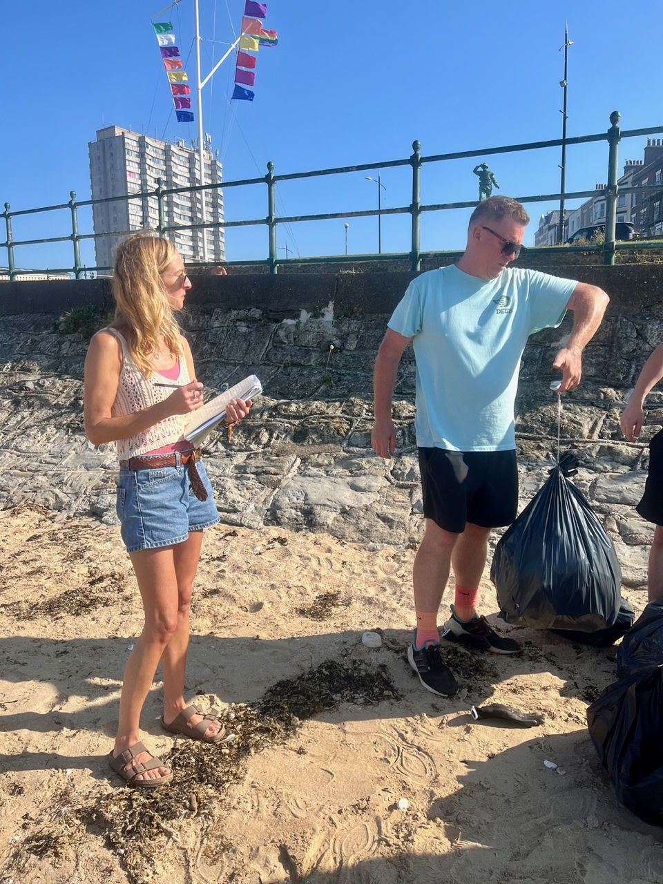 The Great British Beach Clean - The Halo Group, Margate 2023